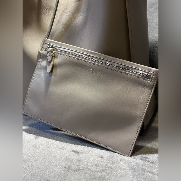 3.1 Phillip Lim Large Soleil Drawstring Cow Leather Bucket Bag - Picture 9 of 14